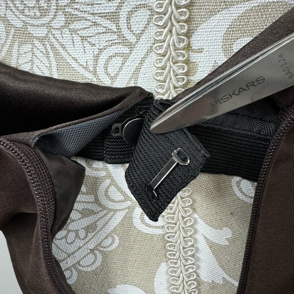 Ann Taylor Size 8 Dark Brown Silk Strapless Knee Length Dress Semi Formal Event - Picture 4 of 8